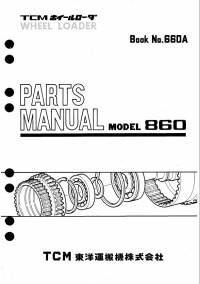 spare parts catalog TCM Wheel Loader 860 Parts Manual PDF