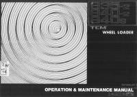 repair manual TCM Wheel Loader 835-2, 840-2, 840S Operation and Maintenance Manual PDF
