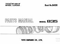 spare parts catalog TCM Wheel Loader 835 Parts Manual PDF