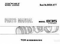 spare parts catalog TCM Wheel Loader 835 ATTACHMENT Parts Manual PDF