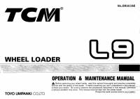 repair manual TCM Wheel Loader L9 Operation and Maintenance Manual PDF