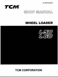 spare parts catalog TCM Wheel Loader L50, L60 Shop Manual PDF