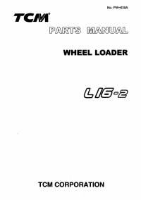 spare parts catalog TCM Wheel Loader L16-2 Parts Manual PDF