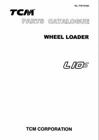 spare parts catalog TCM Wheel Loader L10S Parts Manual PDF