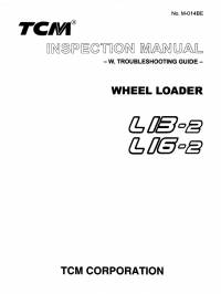 repair manual TCM Wheel Loader L13-2, L16-2 Inspection Manual PDF