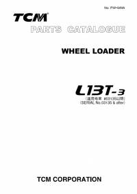 spare parts catalog TCM Wheel Loader L13T-3 Parts Catalog PDF
