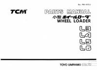 spare parts catalog TCM Wheel Loader L3, L4, L5, L6 Parts Manual PDF
