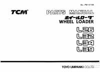 spare parts catalog TCM Wheel Loader L26, L32, L34, L39 Parts Catalog PDF