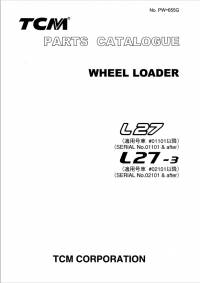 spare parts catalog TCM Wheel Loader L27, L27-3 Parts Manual PDF