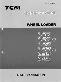 repair manual TCM Wheel Loader L20/L20-2/L27/L32-2/L35/L40 Shop Manual PDF