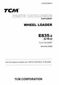 spare parts catalog TCM Wheel Loader E835-2 (L16-2) Parts Catalog Supplement PDF
