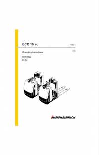 repair manual JUNGHEINRICH Truck ECC 10 ac Operating Instructions PDF