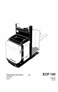 repair manual JUNGHEINRICH Truck 100 Operating Instructions PDF