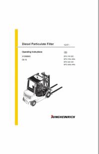repair manual JUNGHEINRICH Diesel Particulate Filter Operating Instructions PDF