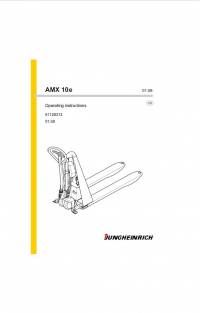 repair manual JUNGHEINRICH AMX 10e Operating Instructions PDF