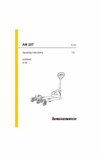 repair manual JUNGHEINRICH AM 20T Operating Instruction PDF