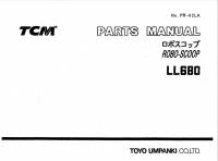 spare parts catalog TCM Robo-Scoop LL680 Parts Manual PDF