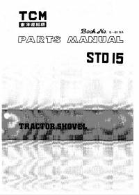 spare parts catalog TCM Tractor Shovel STD15 Parts Manual PDF