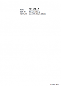 spare parts catalog Sumitomo Crane SC1500-2 Parts Catalog PDF