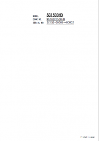 spare parts catalog Sumitomo Crane SC1500HD Parts Catalog PDF