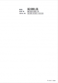 spare parts catalog Sumitomo Crane SC1000-2S Parts Catalog PDF