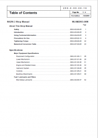 repair manual Sumitomo Hydraulic Excavator SH290-3 Shop Manual PDF