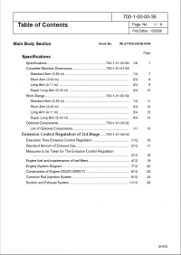 repair manual Sumitomo Hydraulic Excavator SH700LHD-3B Service Manual PDF