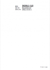 spare parts catalog Sumitomo SH200LC-3LR Parts Catalog PDF