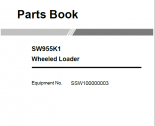 spare parts catalog Sany SW955K1 Wheeled Loader Parts Book PDF