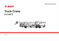 Diagnostic Software Sany Truck Crane STC300T5 Schemes Manual PDF