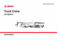 Diagnostic Software Sany Truck Crane STC250V-4 Schemes Manual PDF