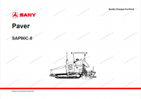 Diagnostic Software Sany Paver SAP90C-8 Electrical and Hydraulic Manual PDF