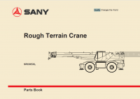 spare parts catalog Sany Rough Terrain Crane SRC865XL Parts Book PDF