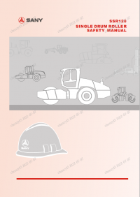 repair manual Sany SSR120 Single Drum Roller Safety Manual PDF