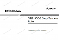 spare parts catalog Sany STR130C-8 Sany Tandem Roller Parts Manual PDF
