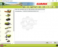 Diagnostic Software Claas CDS CANUSB Interface Activation Key