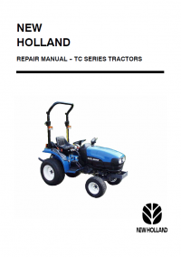 repair manual New Holland TC Series Tractors Repair Manual PDF