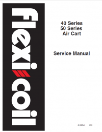 repair manual New Holland flexi coil 40 Series, 50 Series Air Cart Service Manual PDF