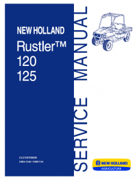 repair manual New Holland 120, 125 Rustler TM Service Manual PDF