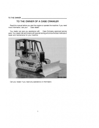 repair manual Case 550 Crawler Operator’s Manual PDF