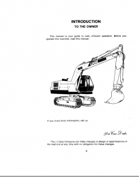 repair manual Case 980B Excavator Operators Manual PDF