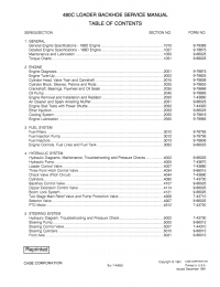 repair manual Case 480C Loader Backhoe Service Manual PDF