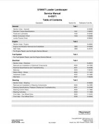 repair manual Case 570MXT Loader Landscaper Service Manual PDF