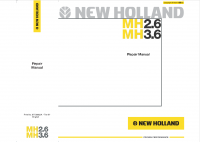 repair manual New Holland MH2.6 & MH3.6 Repair Manual PDF