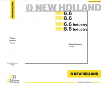 repair manual New Holland Hydraulic Excavator MH6.6, MH8.6, Industry Repair Manual PDF