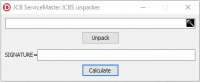 Diagnostic Software JCBS Files Unpacker for JCB ServiceMaster
