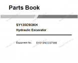 spare parts catalog Sany Hydraulic Excavator SY135C9I3KH Parts Book PDF
