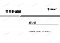 spare parts catalog Sany Engine Equipment number SY245C9M3KHE01 Parts Catalog PDF