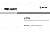 spare parts catalog Sany Hydraulic Parts SY245C9M3KHH01 Parts Manual PDF