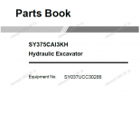 spare parts catalog Sany Hydraulic Excavator SY375CAI3KH Parts Manual PDF